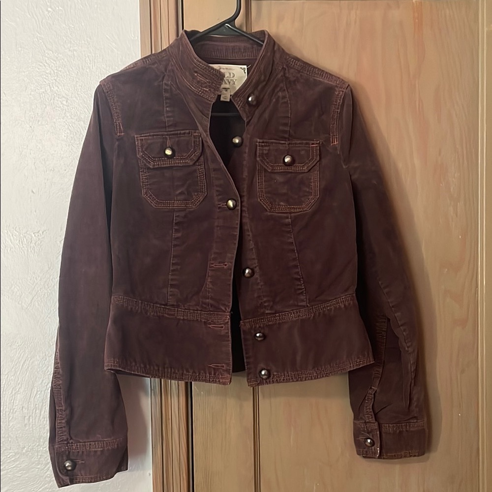 Old Navy Brown Corduroy Jacket. Excellent condition. Bundle and save!!